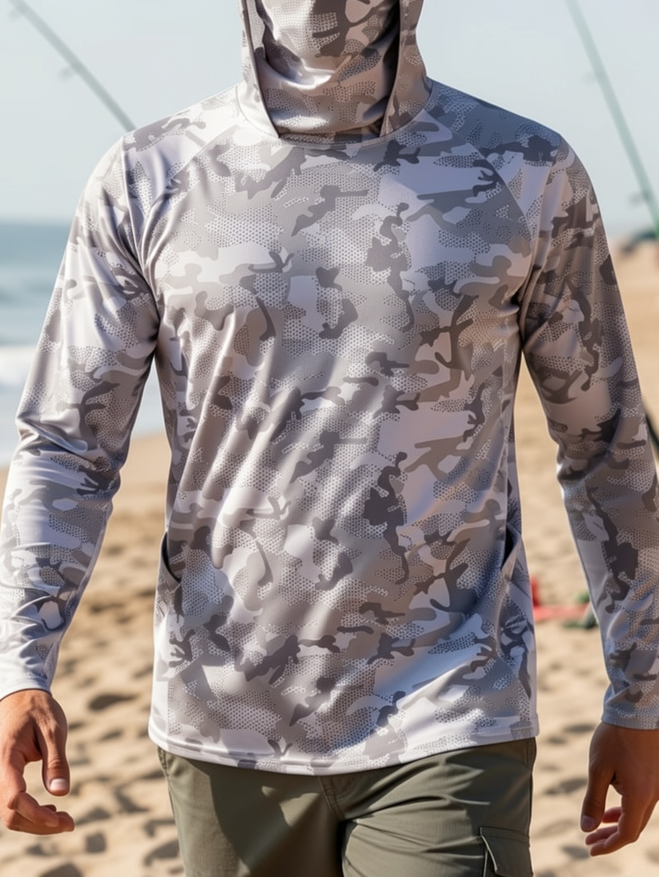 Summer Clothing Long Sleeve - European and American men's summer new