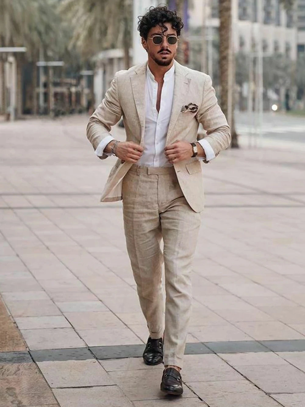 Summer Beach Business Linen Me – Summer Clothing Men Linen Bewertung und Preis