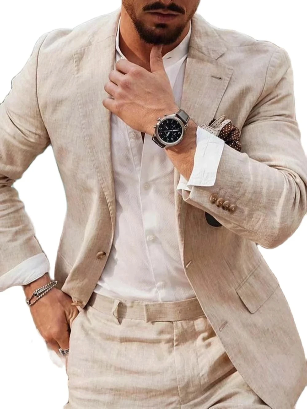 Summer Beach Business Linen Me – Summer Clothing Men Linen Bewertung und Preis