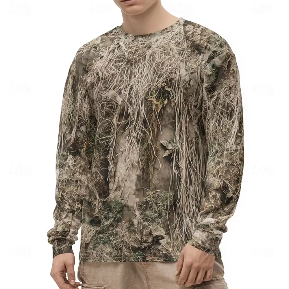 Men's Camo Animal Print Long S – Summer Clothing Long Sleeve Bewertung und Preis