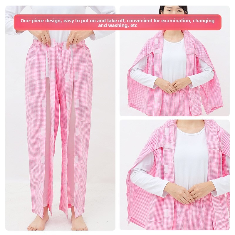 Full Open Stick Patient Pajama – Summer Clothing Wear Bewertung und Preis