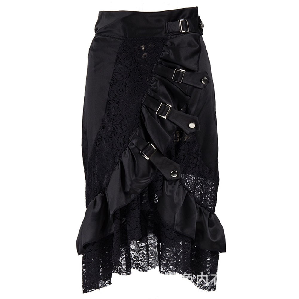 Victorian Black Satin & Lace F – Summer Victorian Clothing Bewertung und Preis