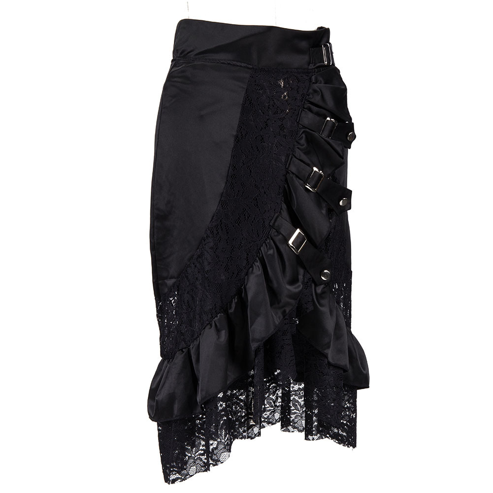 Victorian Black Satin & Lace F – Summer Victorian Clothing Bewertung und Preis