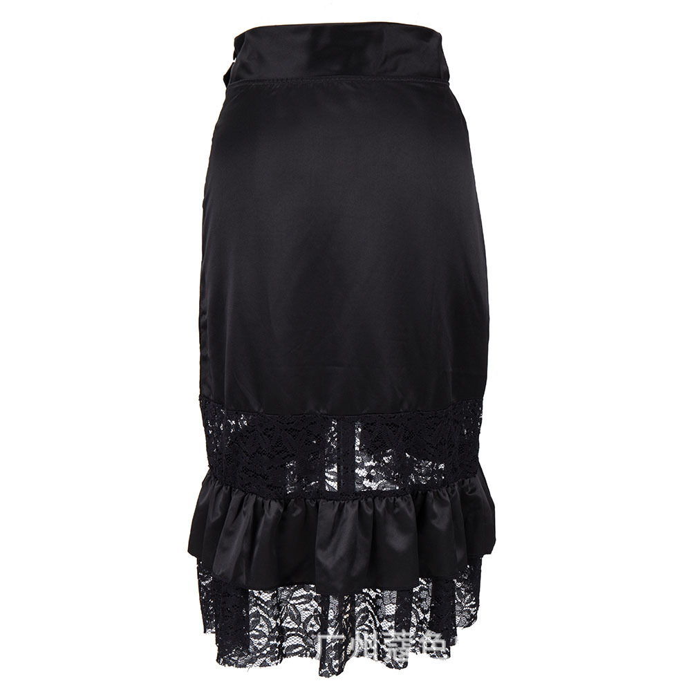 Victorian Black Satin & Lace F – Summer Victorian Clothing Bewertung und Preis