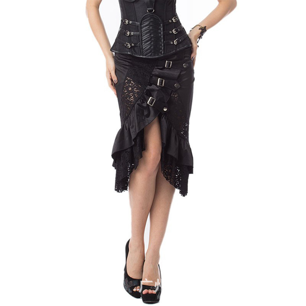 Victorian Black Satin & Lace F – Summer Victorian Clothing Bewertung und Preis