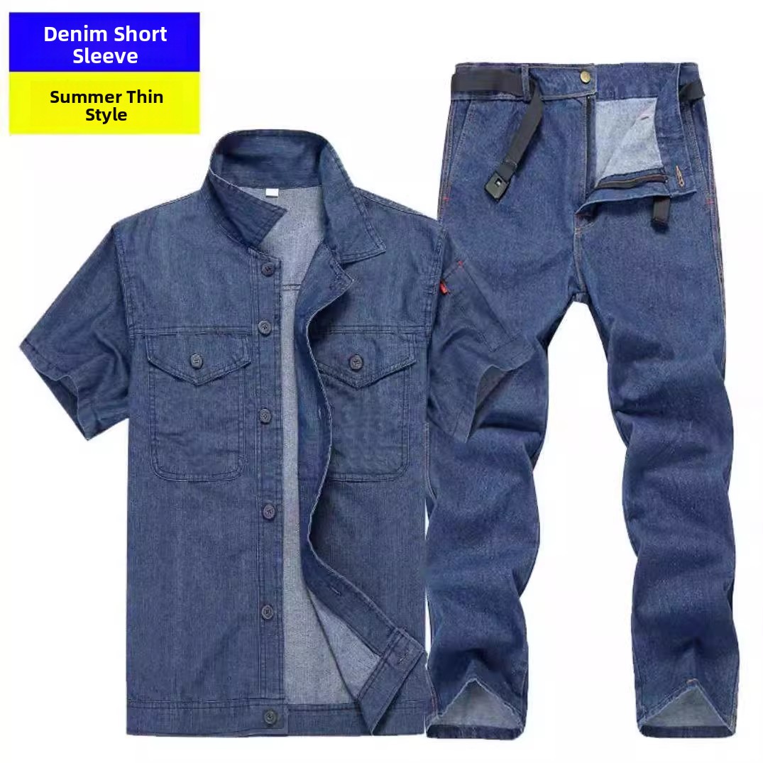 Lightweight Summer Denim Workw – Summer Clothing Long Sleeve Bewertung und Preis