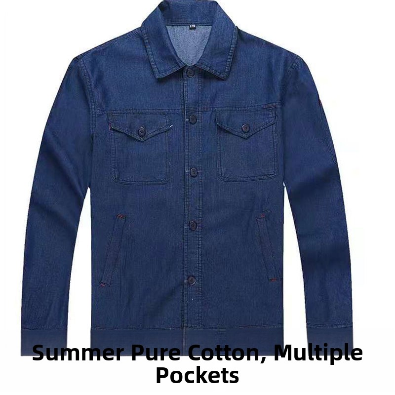 Lightweight Summer Denim Workw – Summer Clothing Long Sleeve Bewertung und Preis