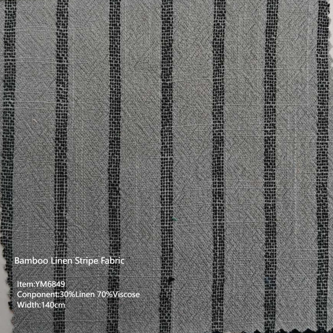 Stripes 30%Linen 70%Viscose Bl – Summer Clothing Men Linen Bewertung und Preis