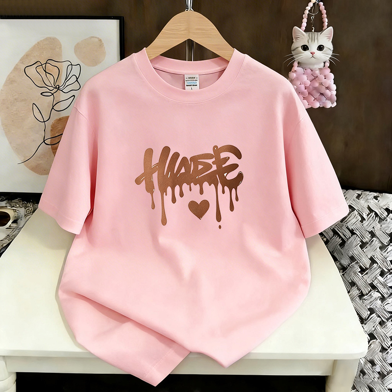 Women Oversized Pure Cotton T- – Summer Clothing Drip Bewertung und Preis