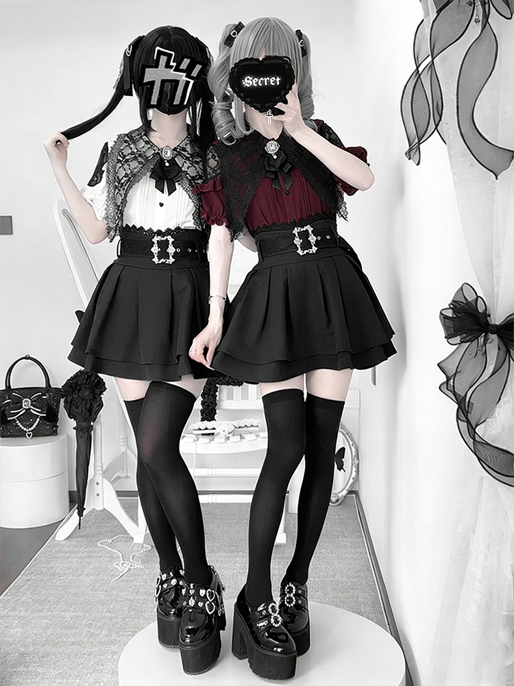 Gothic Style Shoulder Bared Sh – Summer Goth Clothing Bewertung und Preis