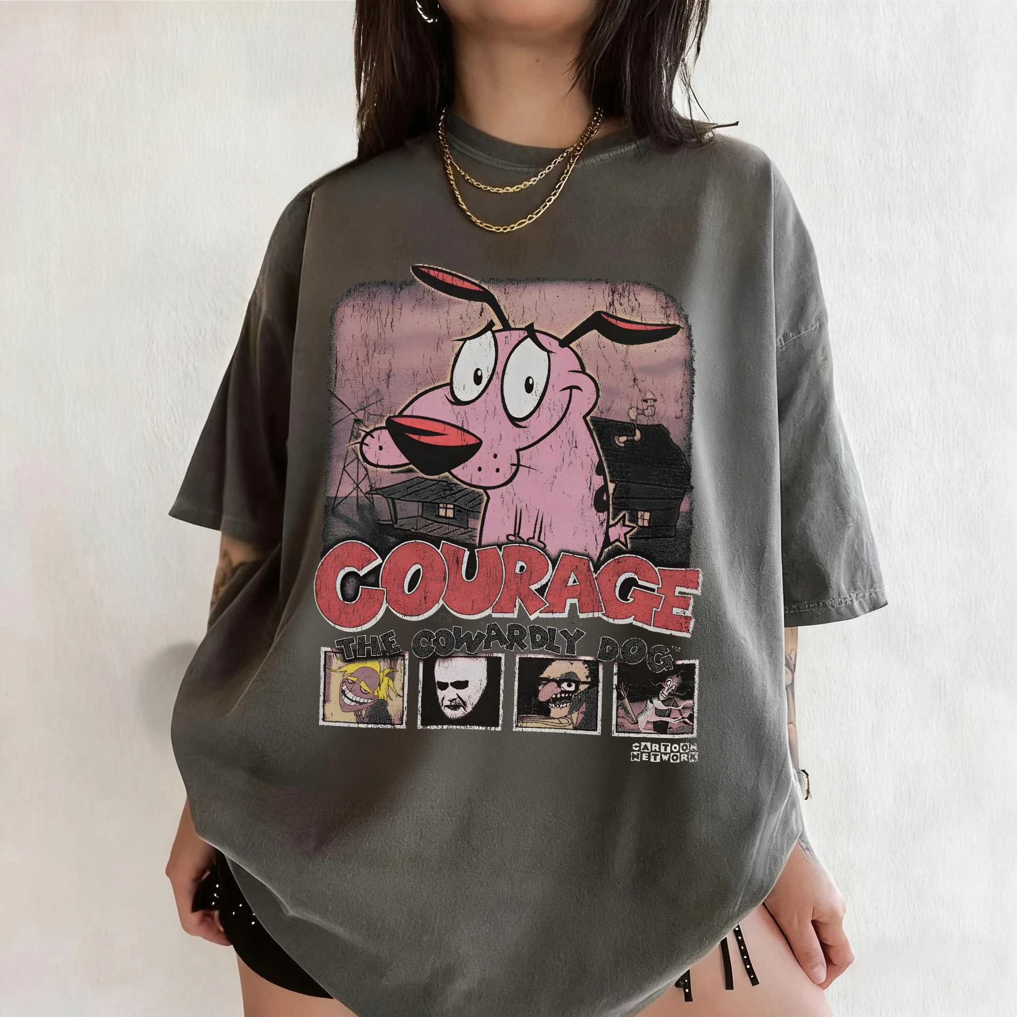 Summer Vintage Courage The Cow – Summer Clothing Cartoon Bewertung und Preis
