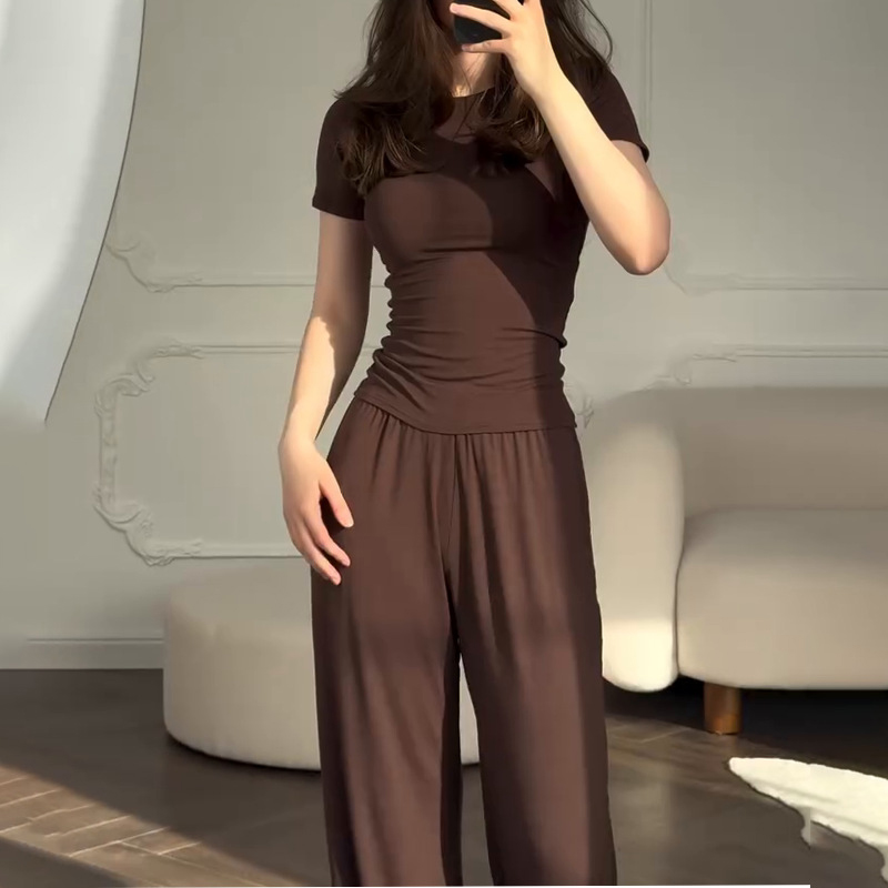 Casual Long Pants Suits Women  – Summer House Clothing Bewertung und Preis