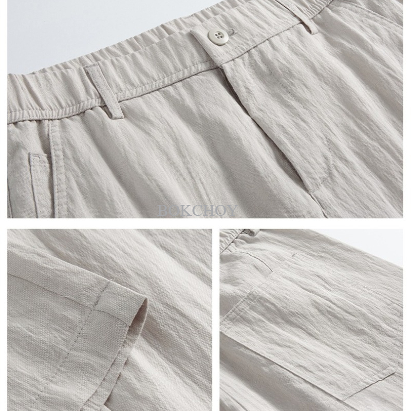 2026 Spring Summer New Thin Ly – Summer Clothing Men Linen Bewertung und Preis