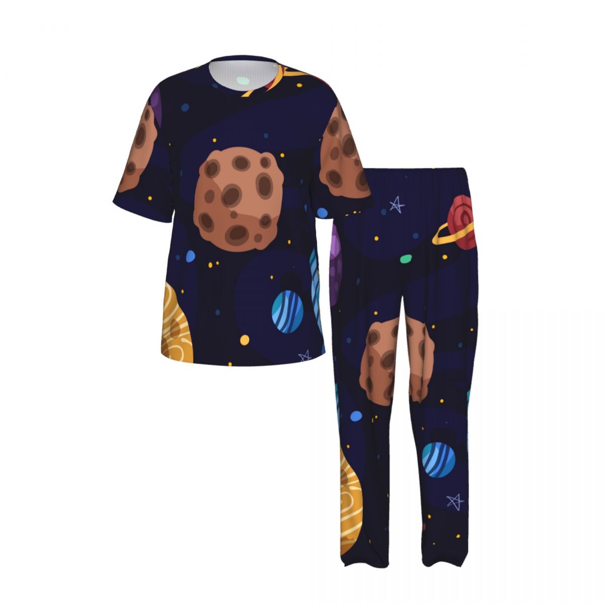 Men Pajamas Suit Short Sleeved – Summer Clothing Cartoon Bewertung und Preis
