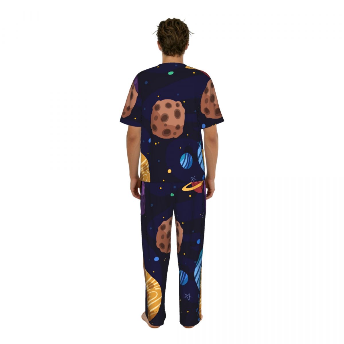 Men Pajamas Suit Short Sleeved – Summer Clothing Cartoon Bewertung und Preis