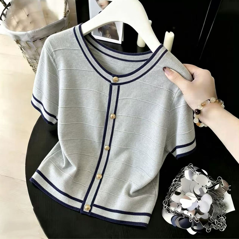 Women Clothing Short Sleeve Kn – Summer Clothing Yarn Bewertung und Preis