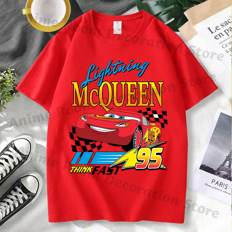 Lightning Mcqueen Red Hip Hop  – Summer Clothing Gifts Bewertung und Preis