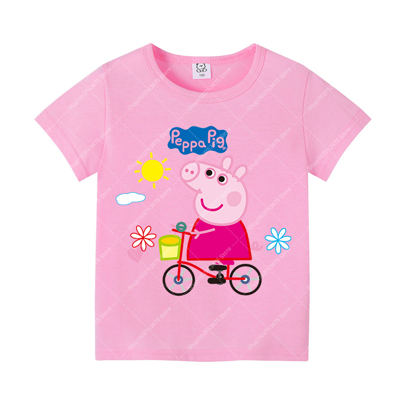 Kids Girl Cute Cotton T-shirt  – Summer Clothing Cartoon Bewertung und Preis