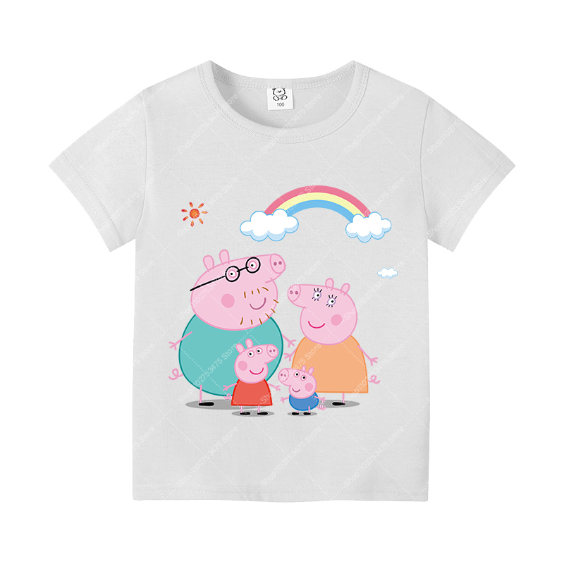 Kids Girl Cute Cotton T-shirt  – Summer Clothing Cartoon Bewertung und Preis