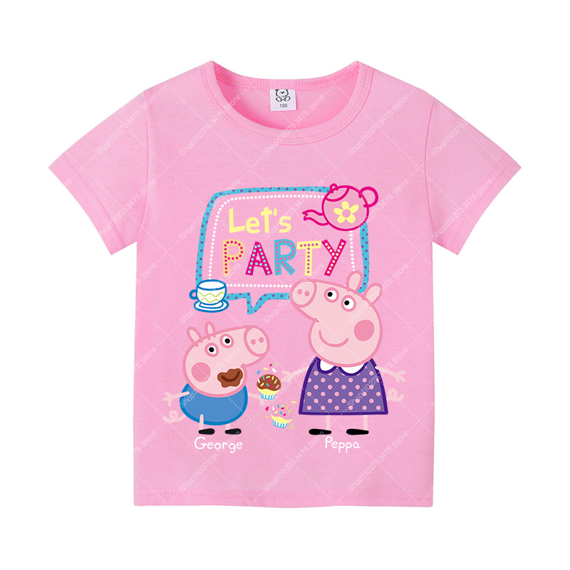 Kids Girl Cute Cotton T-shirt  – Summer Clothing Cartoon Bewertung und Preis
