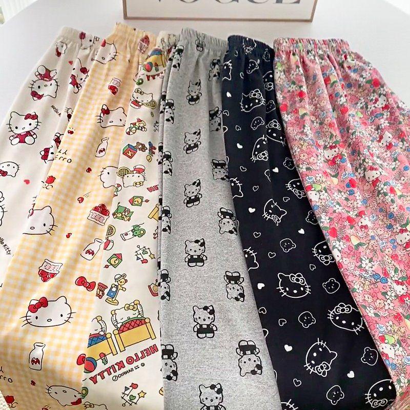 Sanrio Pants Hello Kitty Pajam – Summer Clothing Cartoon Bewertung und Preis