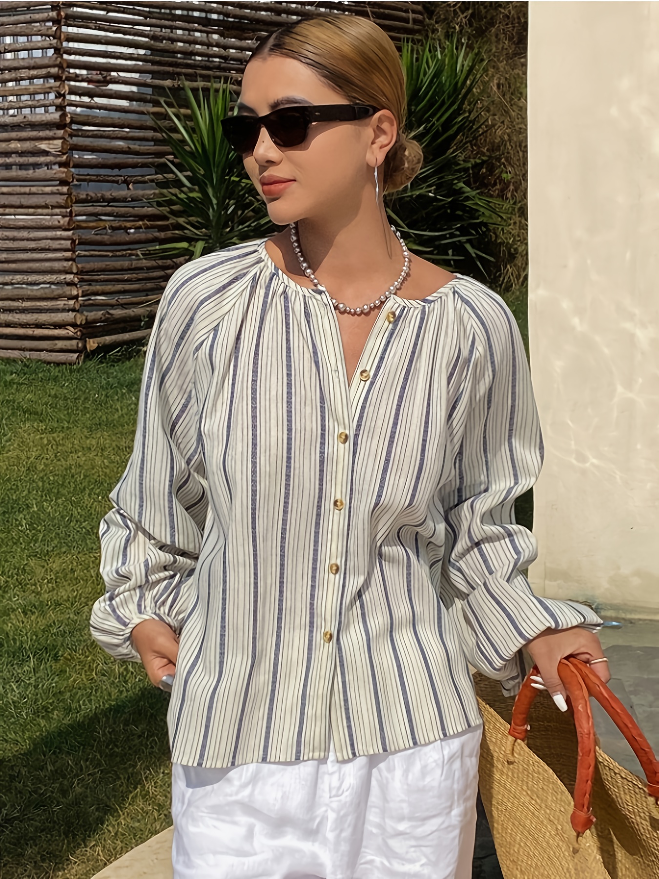 Women's Casual Striped Linen B – Summer Clothing Men Linen Bewertung und Preis