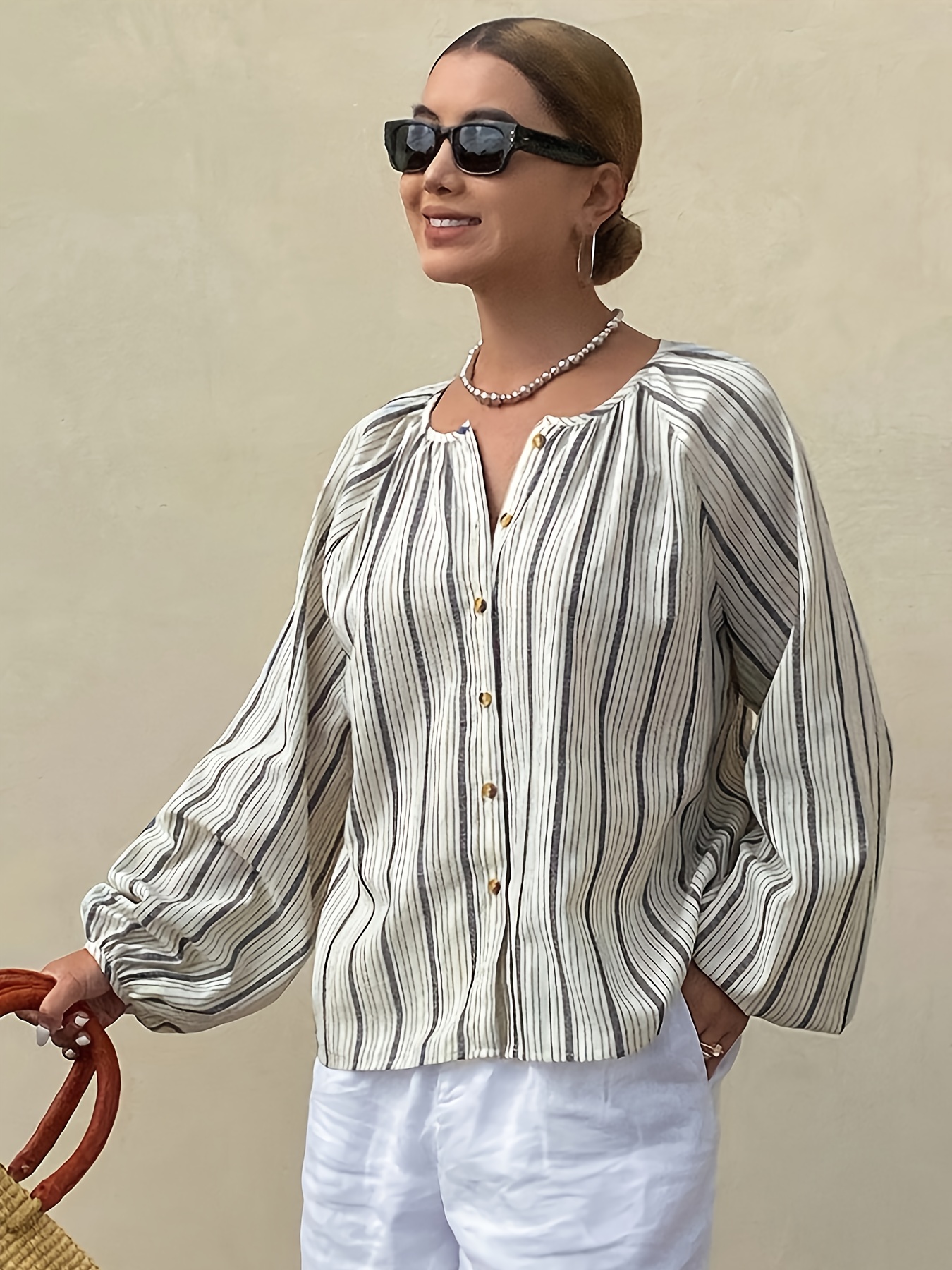 Women's Casual Striped Linen B – Summer Clothing Men Linen Bewertung und Preis