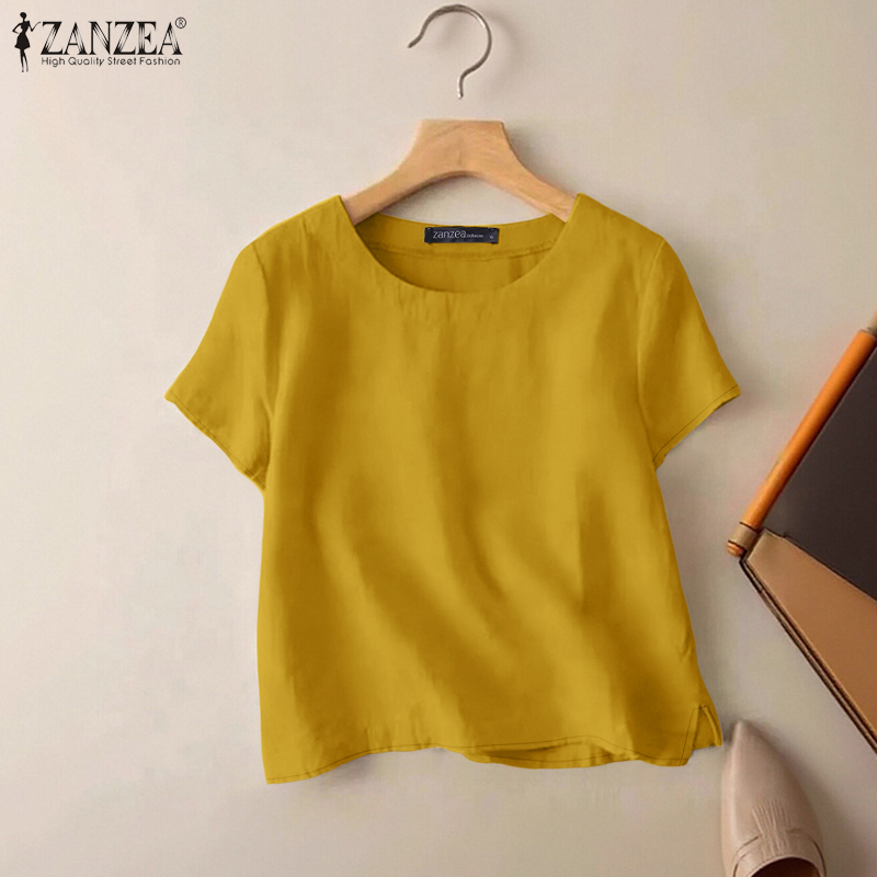 ZANZEA Summer Casual Cotton Bl – Summer Clothing Wear Bewertung und Preis