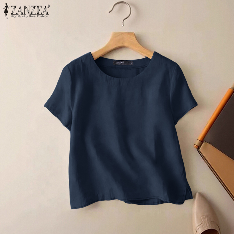 ZANZEA Summer Casual Cotton Bl – Summer Clothing Wear Bewertung und Preis