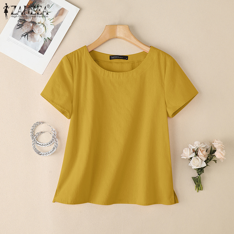 ZANZEA Summer Casual Cotton Bl – Summer Clothing Wear Bewertung und Preis