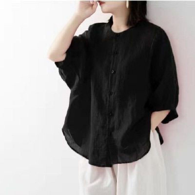 Cotton and linen shirt women's – Summer Clothing Linen Bewertung und Preis