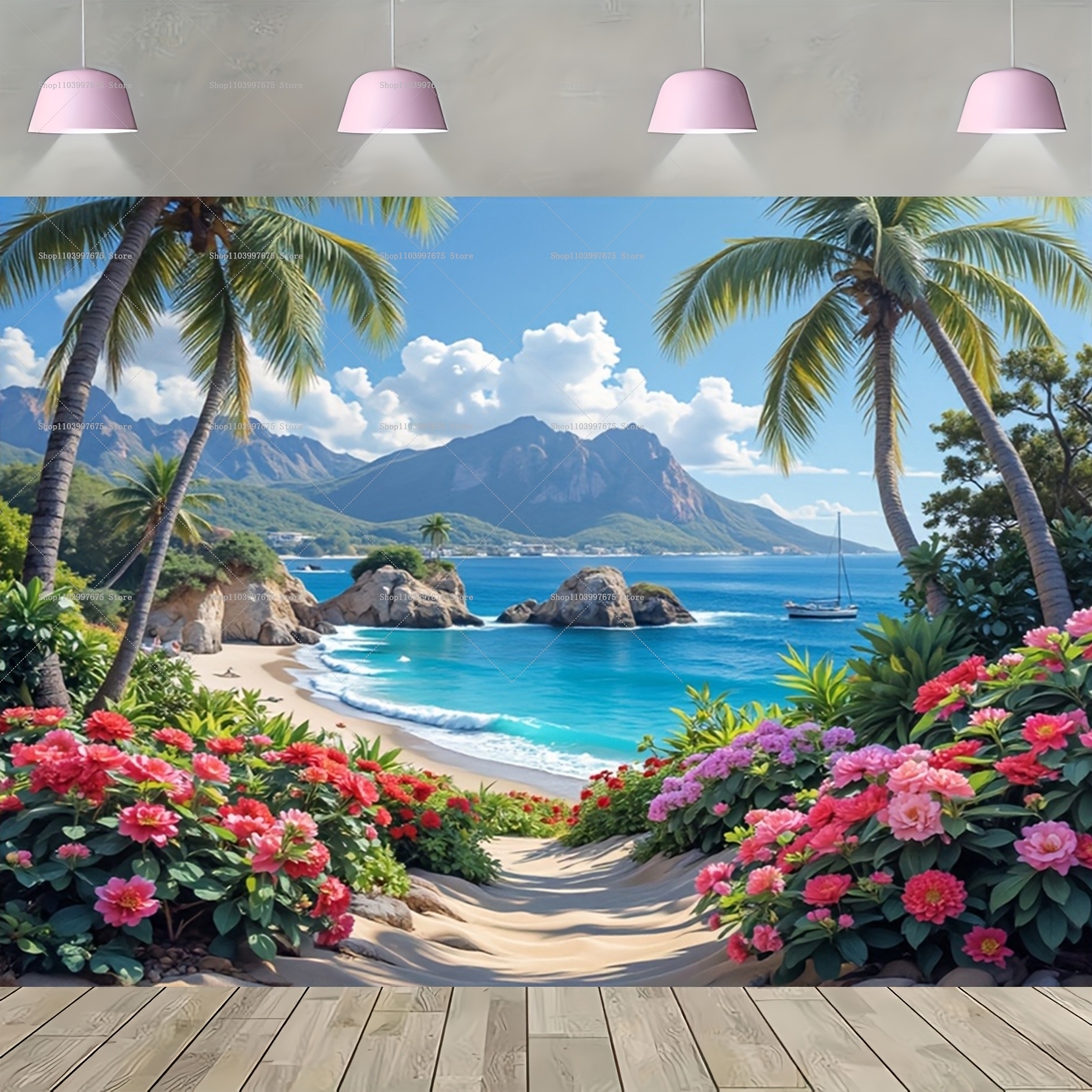 Spring&Summer Tropical Beach S – Summer House Clothing Bewertung und Preis