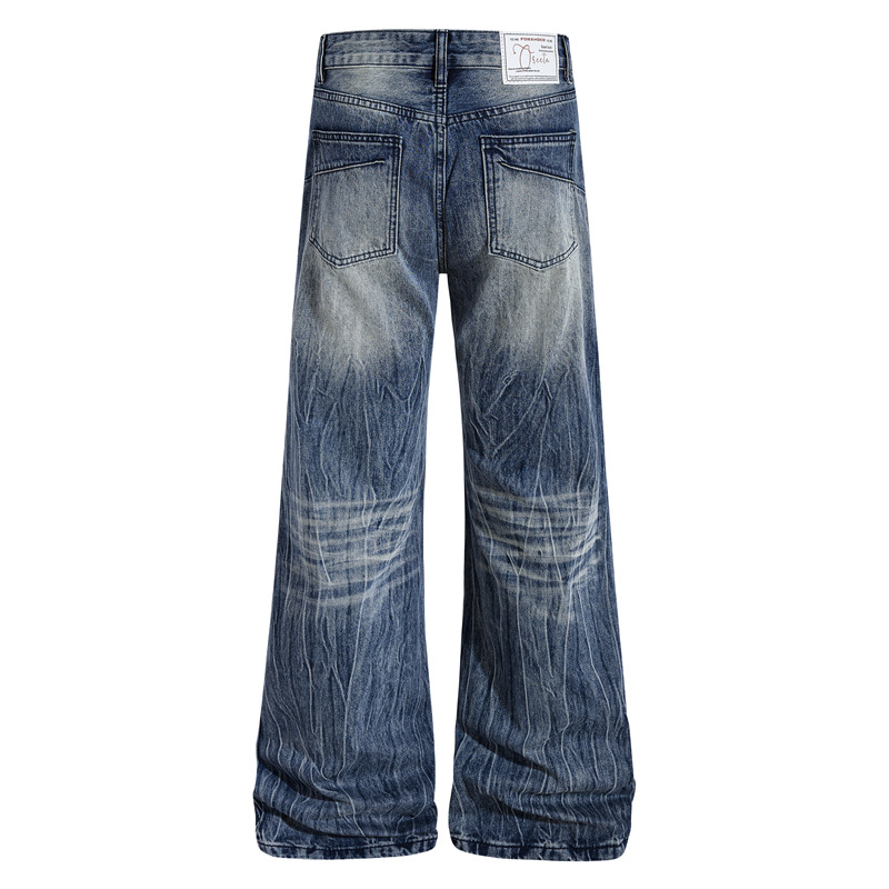 Washed Bootcut Jeans For Man S – Summer Clothing Drip Bewertung und Preis