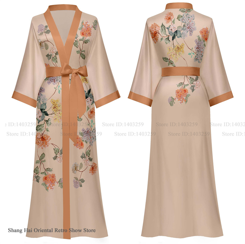 Plus Size Women Long Robe Prin – Summer House Clothing Bewertung und Preis