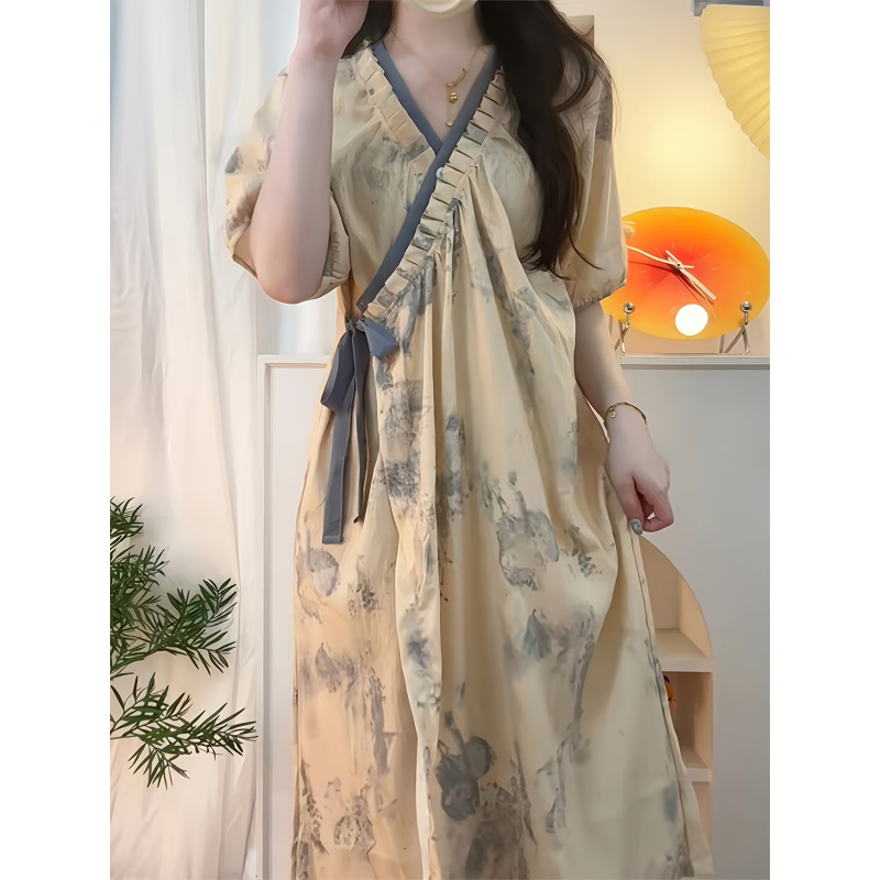 Spring summer style printed ni – Summer House Clothing Bewertung und Preis