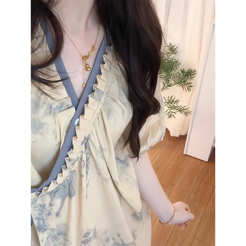 Spring summer style printed ni – Summer House Clothing Bewertung und Preis