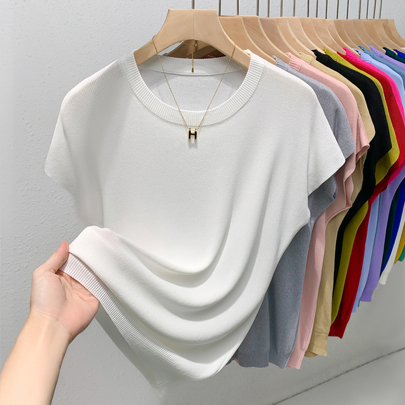 Sweaters Knitted Sweater Women – Summer Clothing Yarn Bewertung und Preis
