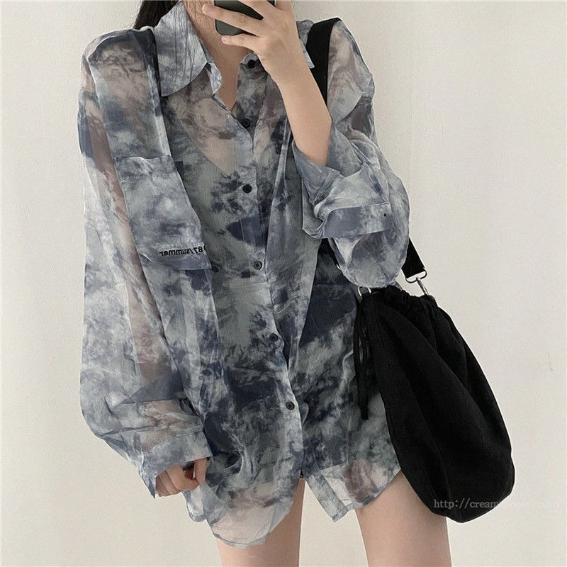 Shirts Women Fashion Tie Dye H – Summer Goth Clothing Bewertung und Preis