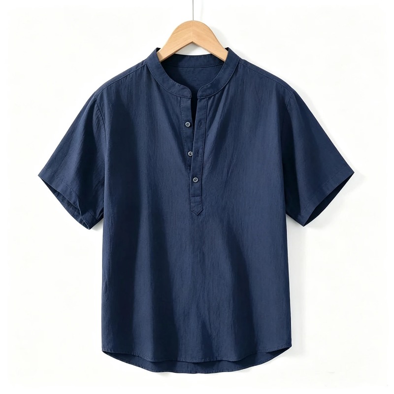 Men Cotton Linen Short-Sleeve  – Summer Clothing Linen Bewertung und Preis