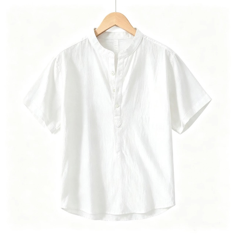 Men Cotton Linen Short-Sleeve  – Summer Clothing Linen Bewertung und Preis