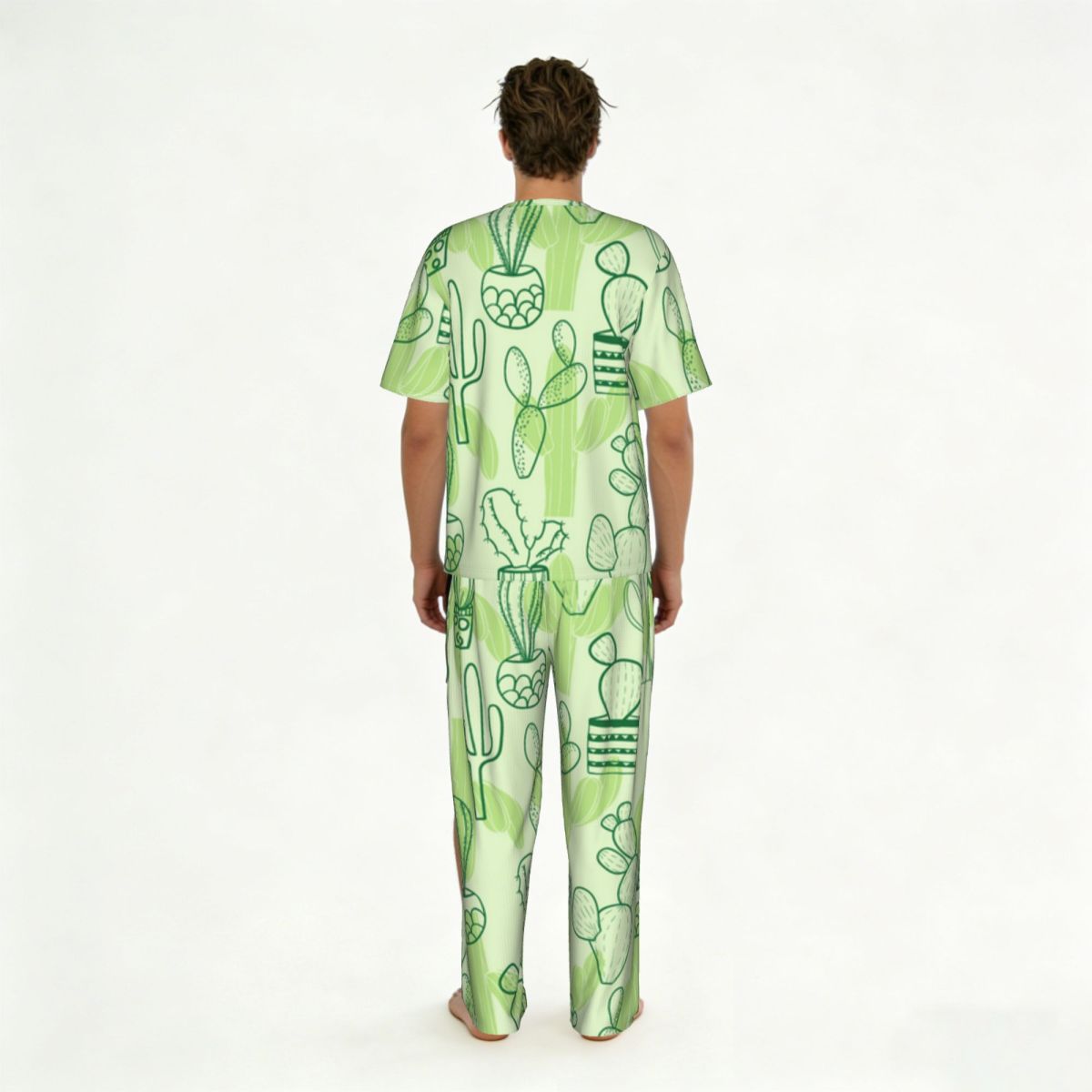Men Pajamas Suit Short Sleeved – Summer Clothing Long Sleeve Bewertung und Preis