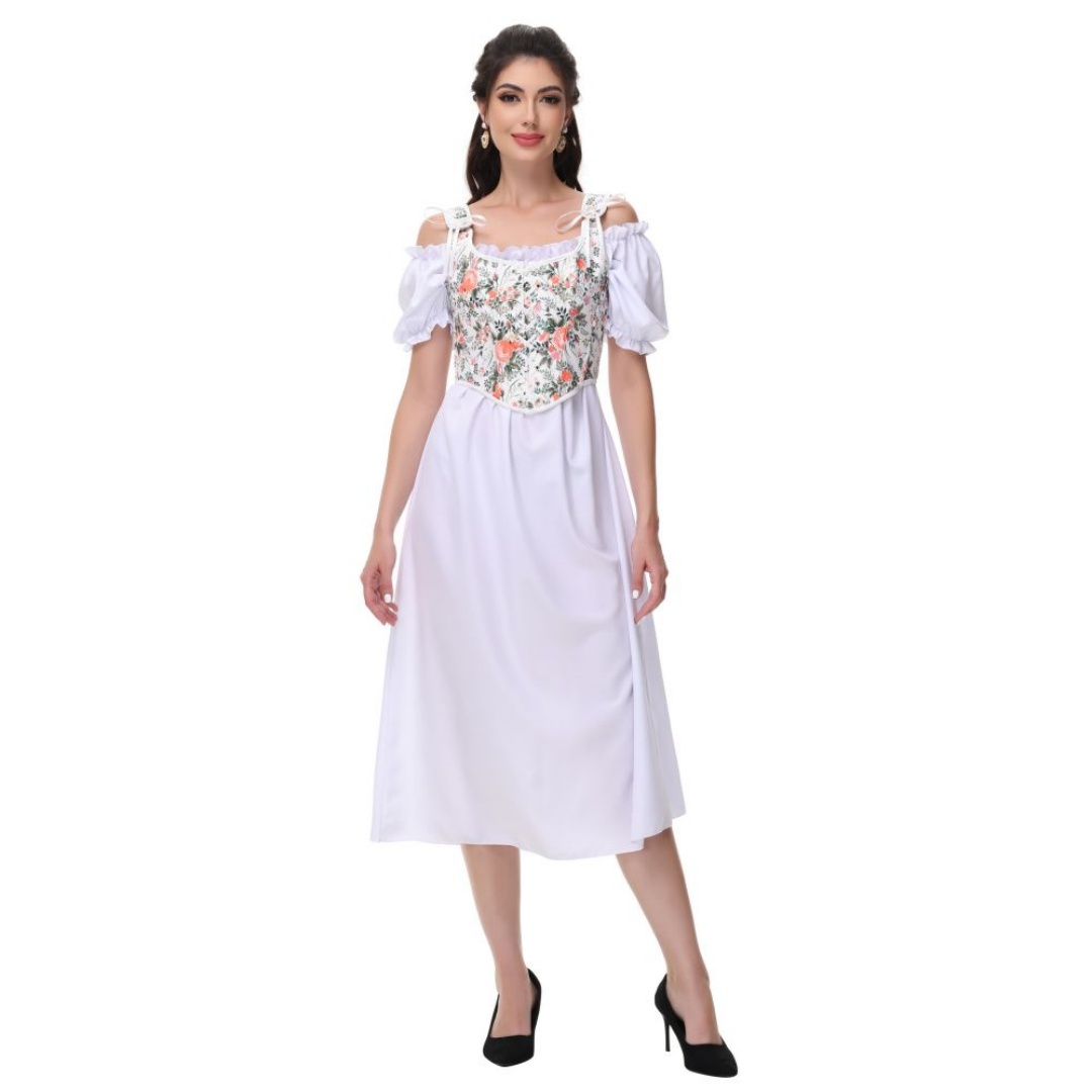 Summer White Cotton Solid Slas – Summer Victorian Clothing Bewertung und Preis