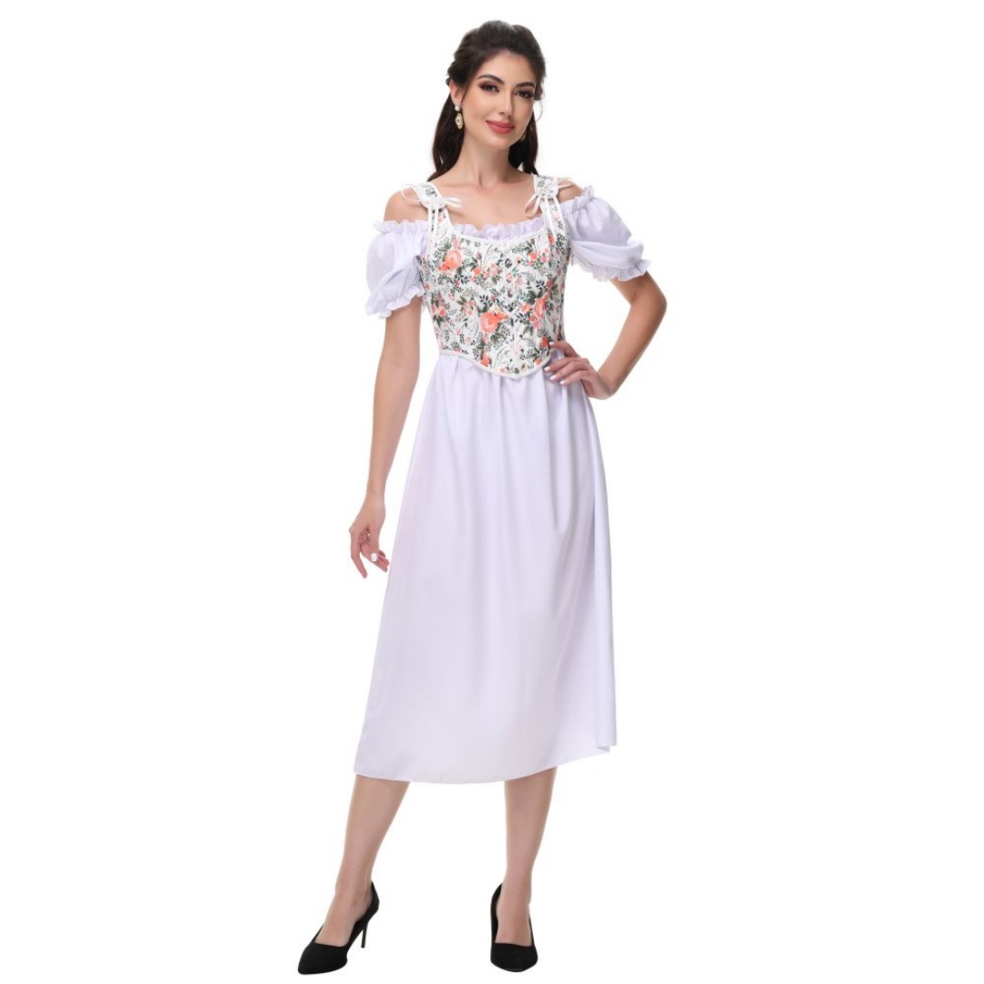 Summer White Cotton Solid Slas – Summer Victorian Clothing Bewertung und Preis