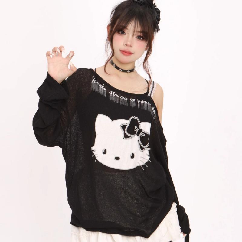 American Hello Kittys Long Sle – Summer Clothing Yarn Bewertung und Preis