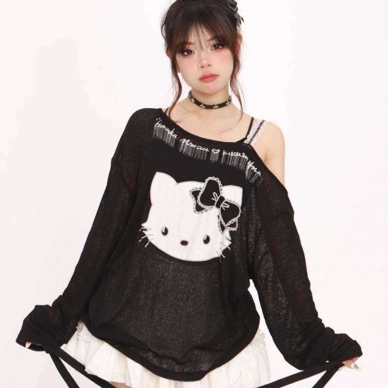 American Hello Kittys Long Sle – Summer Clothing Yarn Bewertung und Preis