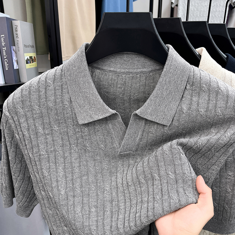 Summer New Men's Seagull Colla – Summer Clothing Men Linen Bewertung und Preis