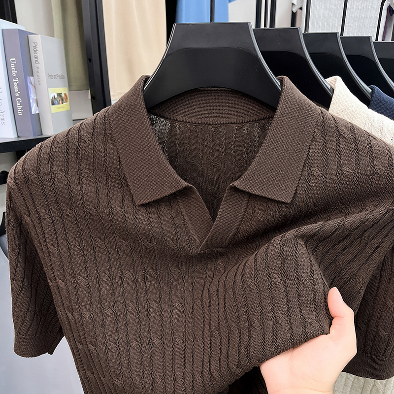 Summer New Men's Seagull Colla – Summer Clothing Men Linen Bewertung und Preis