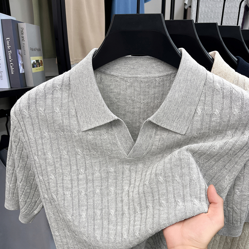 Summer New Men's Seagull Colla – Summer Clothing Men Linen Bewertung und Preis
