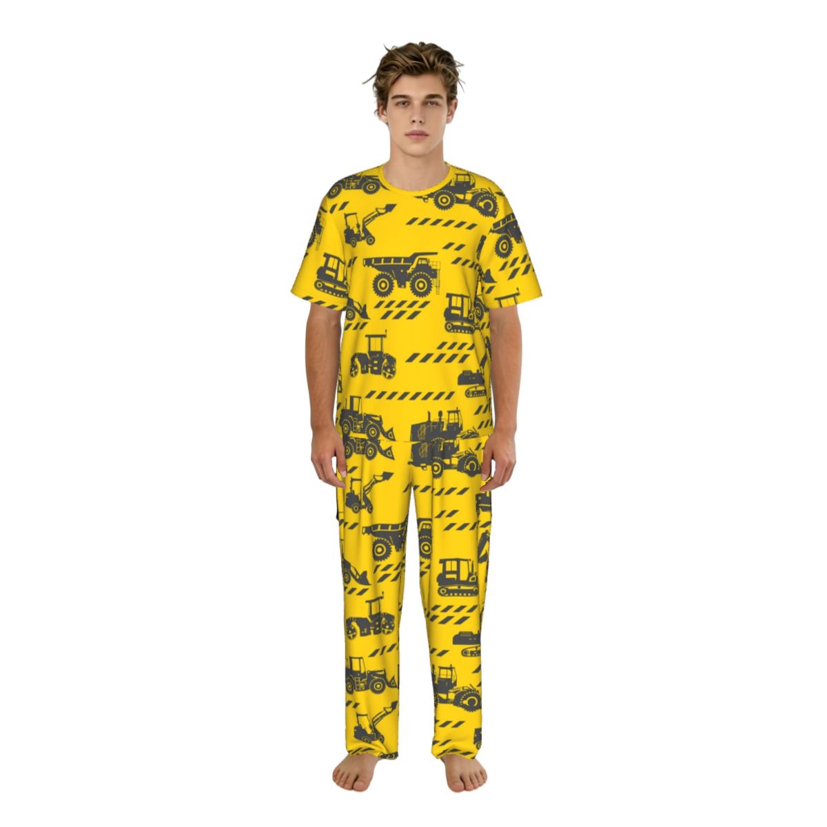 Men Pajamas Suit Short Sleeved – Summer Clothing Cartoon Bewertung und Preis