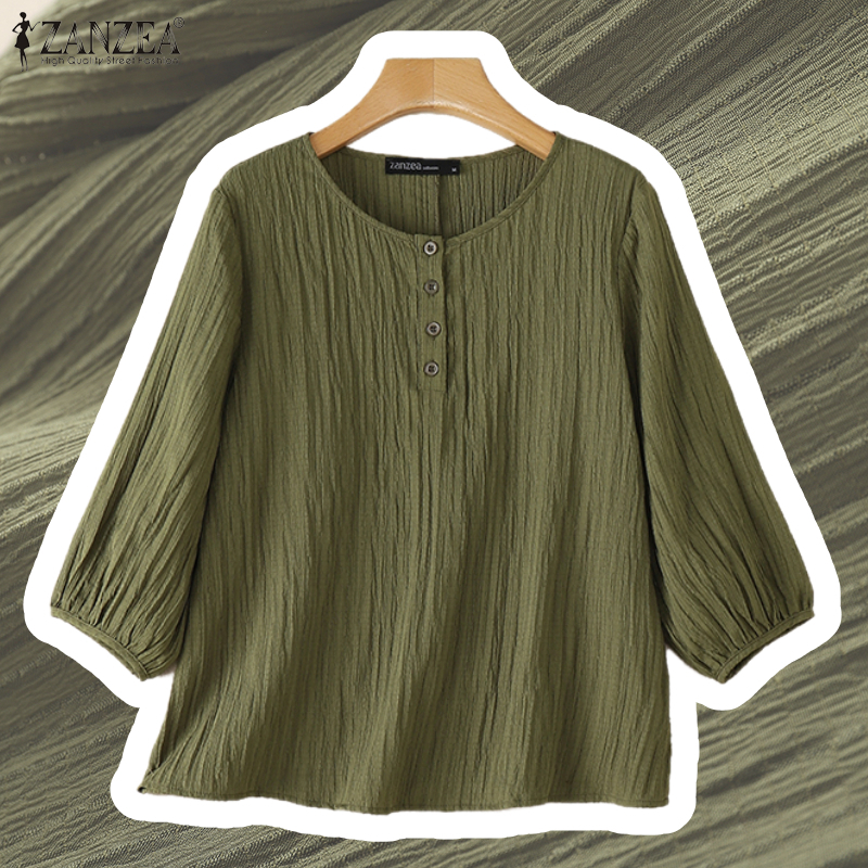 ZANZEA Woman Crinkled Texture  – Summer Clothing Wear Bewertung und Preis